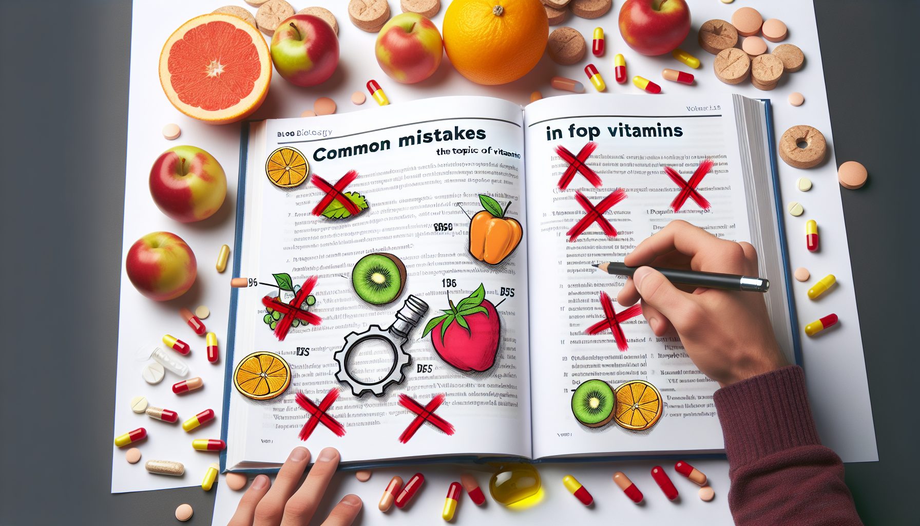 Типичные ошибки при подготовке к теме «Витамины»