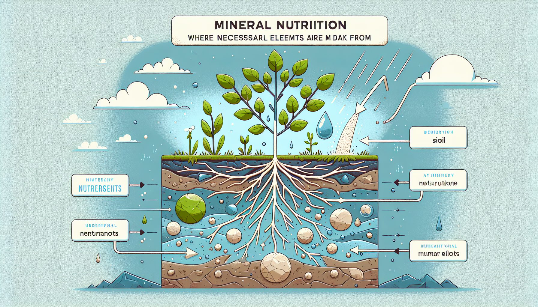 Минеральное питание: откуда берутся нужные элементы
