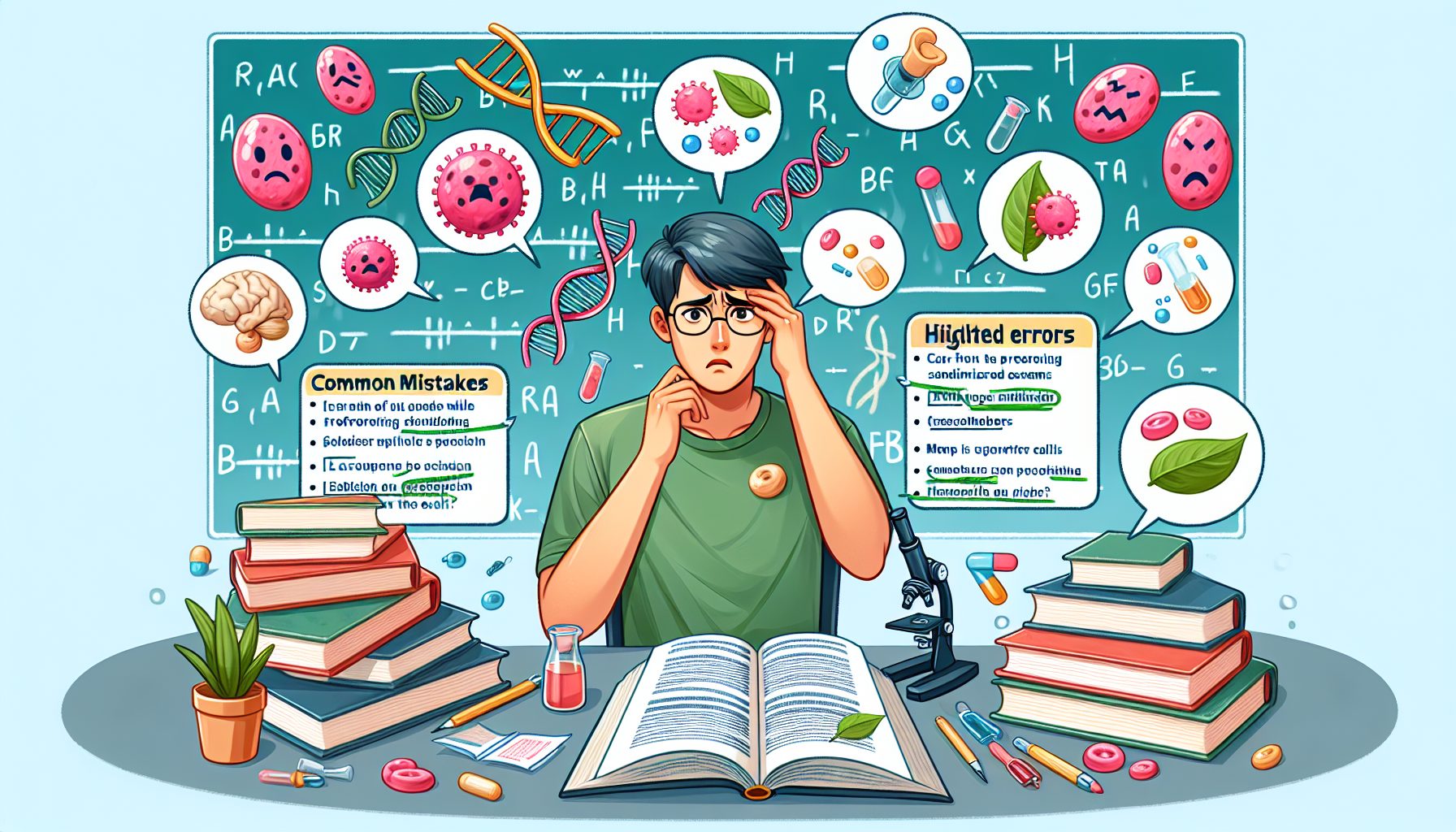 Типичные ошибки при подготовке к ОГЭ по биологии