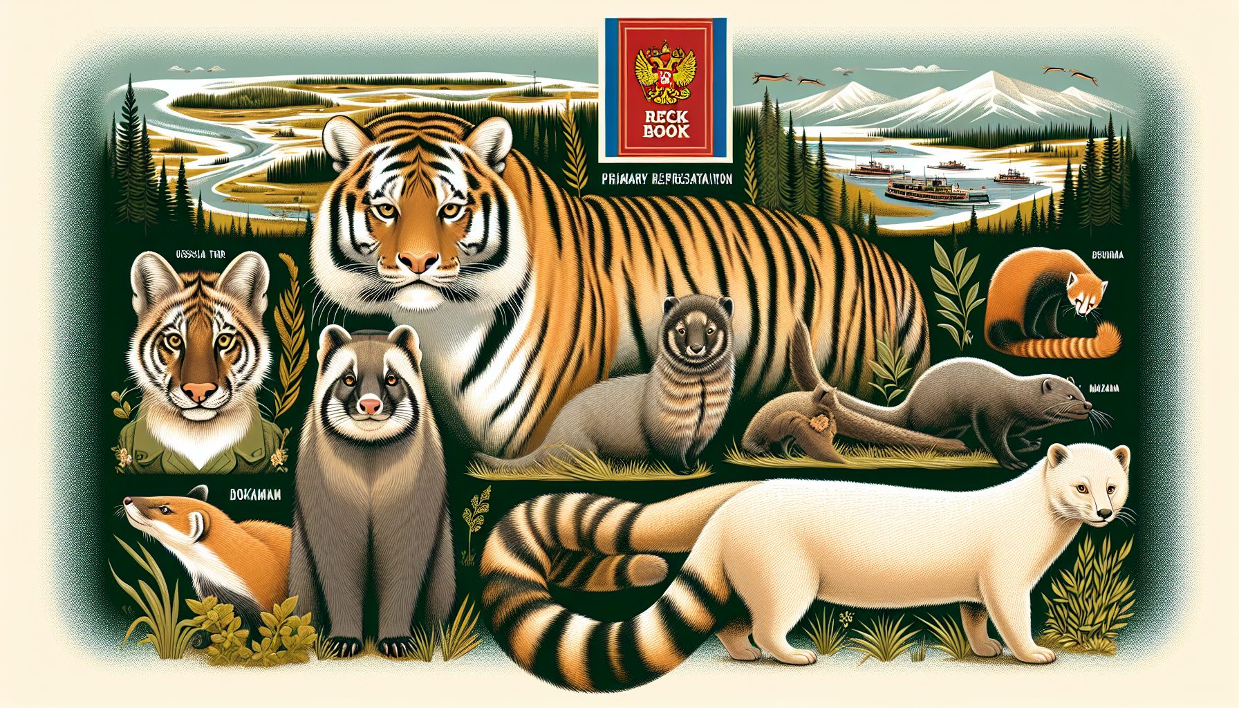 Основные представители Красной книги России