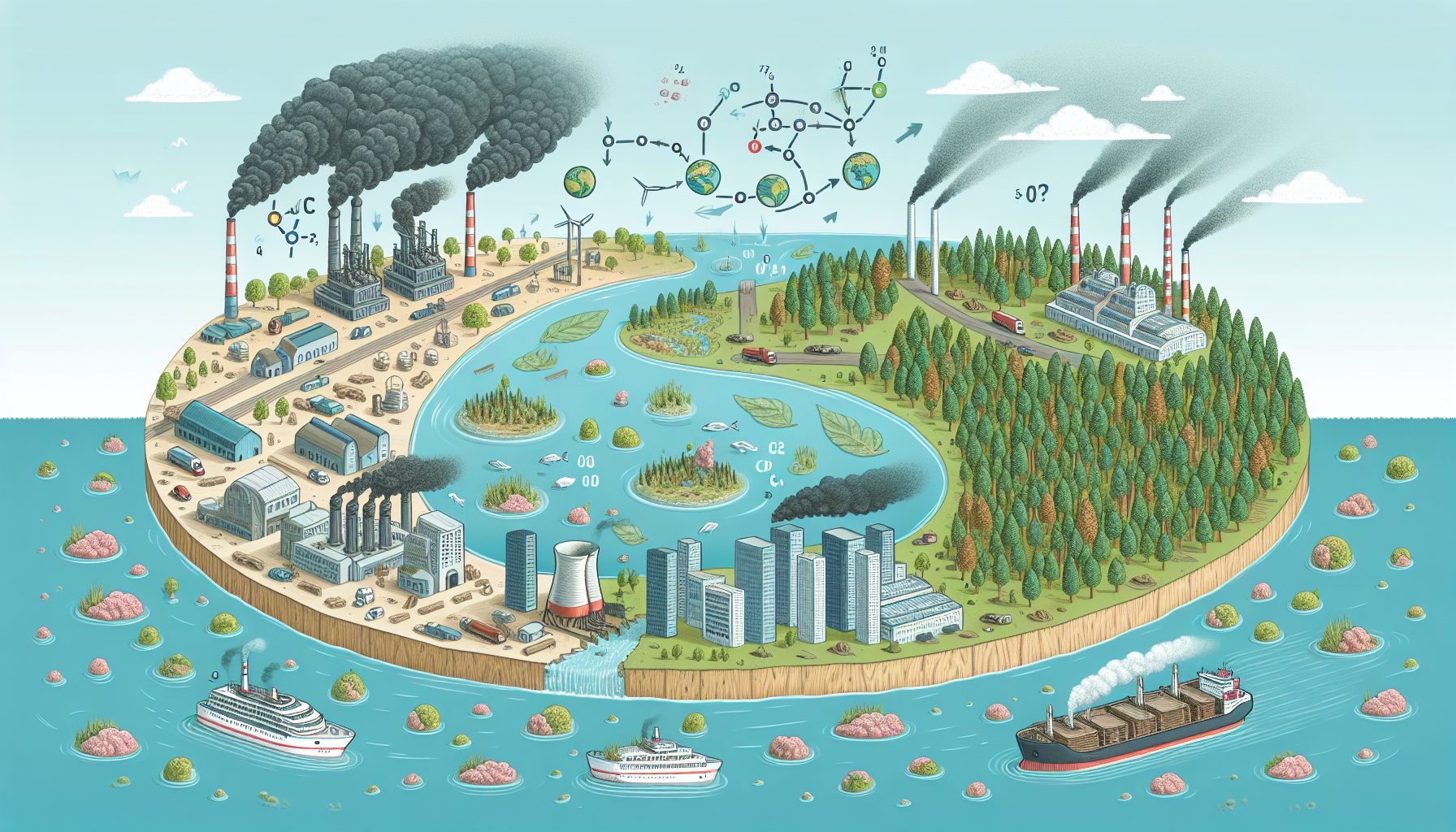 Влияние человека и парниковый эффект