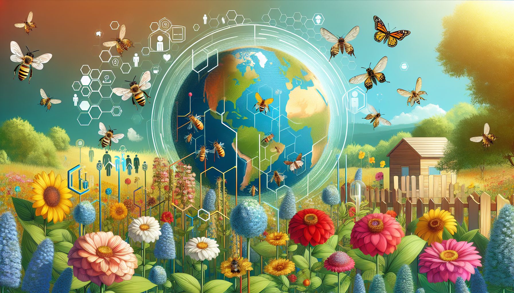 Опыляющие насекомые и их роль в жизни человека