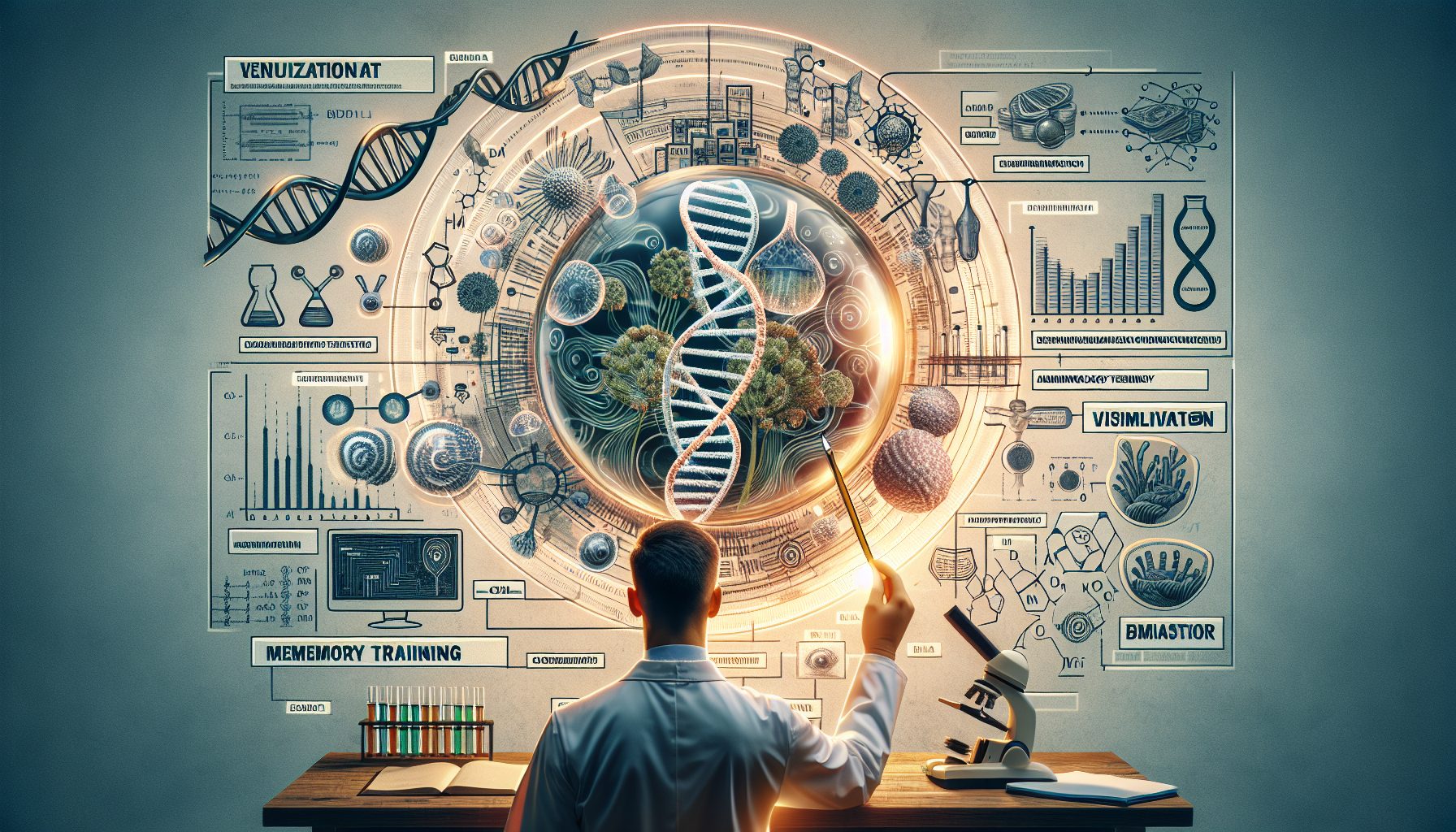 Тренировка памяти и визуализация процессов